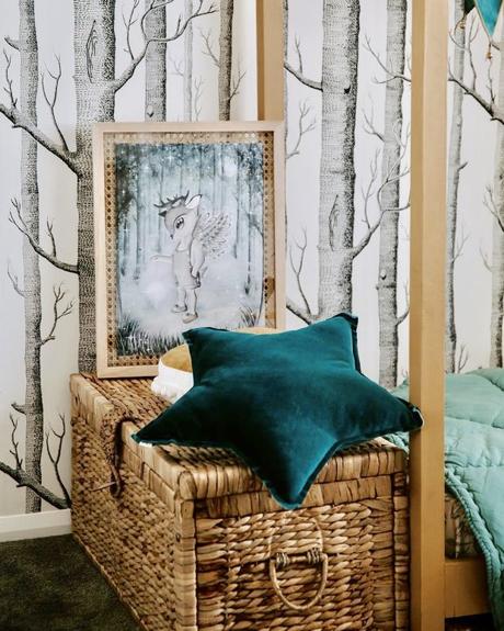Decoración animal para la habitación infantil design boho child bedroom