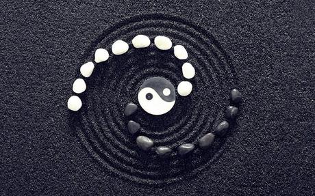 Símbolo representando la teoría del Yin y el Yang