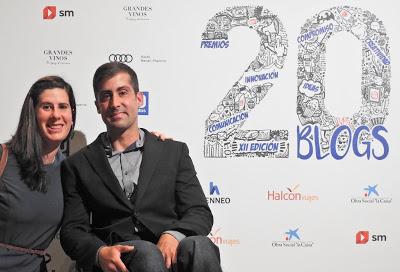 Mi victoria en la XII Edición de los Premios 20Blogs