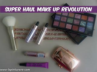 Super haul Make up Revolution: labios, rostro y ojos portada