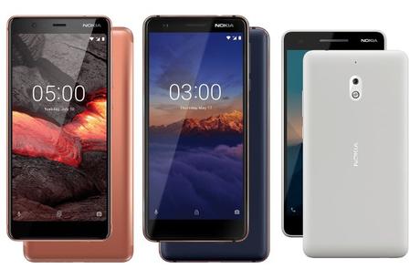 Nokia 2.1, 3.1, 5.1-nuevos telefonos