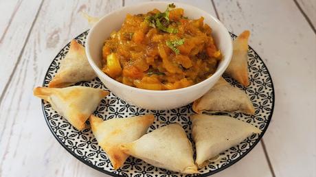 Chutney de papaya y plátano