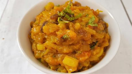 Chutney de papaya y plátano Chutney de papaya y plátano