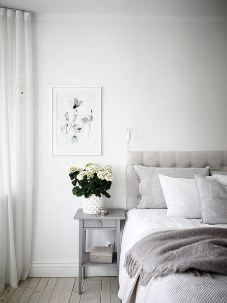 estilo estcandinavo dormitorios románticos dormitorios frescos decoración verano decoración en blanco decoración dormitorios nórdicos   