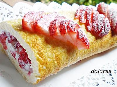 BRAZO DE FRESAS CON NATA