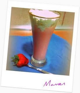 Batido de fresas (thermomix)