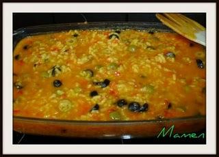 Arroz con aceitunas (thermomix)