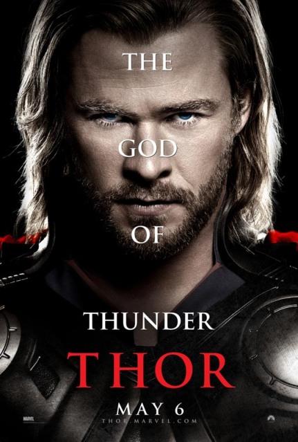 Posters de los protagonistas de Thor