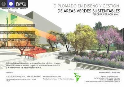 Diplomado en Diseño y Gestión de Áreas Verdes Sustentables.