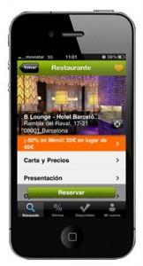 Reserva mesa en tiempo real en tu restaurante favorito con el iPhone