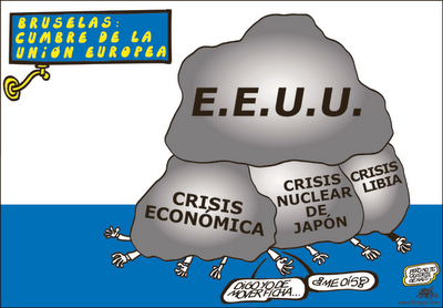 Gadafi se compara con Franco y la ONU se alía con los insurgentes.