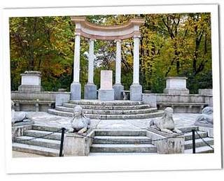 El jardín del Capricho en Madrid.
