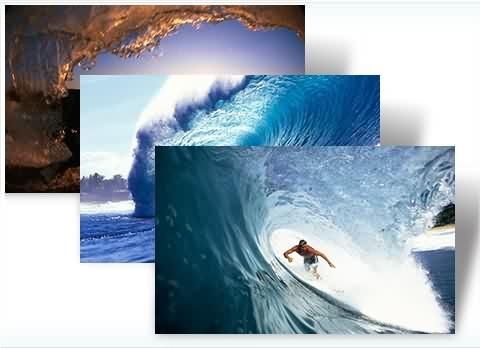 Theme sobre surf para Windows 7 y paquetes de iconos relacionados