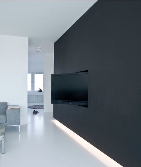Integrar la tv en la pared Integrar la tv en la pared