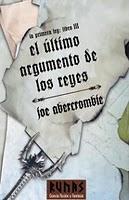 'El ultimo argumento de los reyes', de Joe Abercrombie