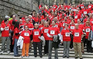 Santiago de Compostela organiza una marcha solidaria por la donación de órganos