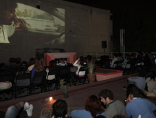 Disfrutando cine azoteas equis