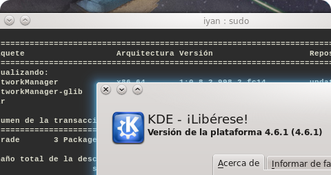 Repositorios KDE de Red Hat para Fedora 14
