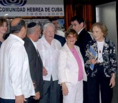 Primer día de la visita de James Carter a Cuba (+ video)