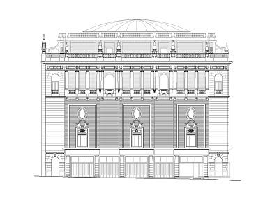 Palacio de la Música - La fachada y el tiempo