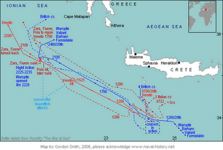 La Batalla del Cabo Matapán - 29/03/1941.