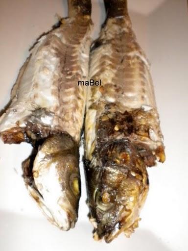 Pescado al horno con 2 huevos