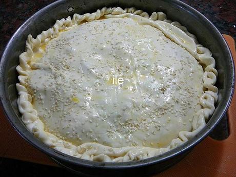 Tarta de jamon y queso Tarta de jamon y queso