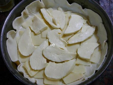 Tarta de jamon y queso Tarta de jamon y queso