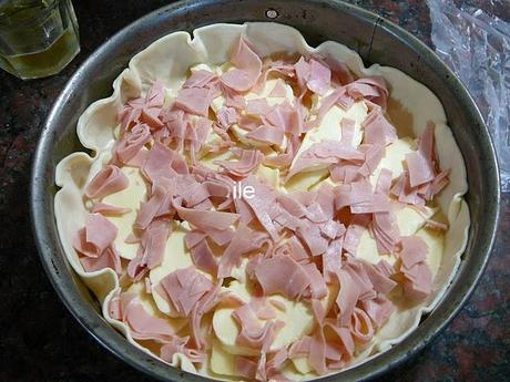 Tarta de jamon y queso Tarta de jamon y queso