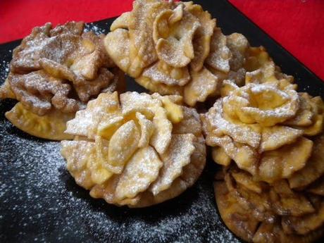 Flores fritas rusas Хворост