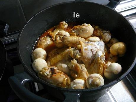 Pollo al champiñon