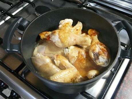 Pollo al champiñon