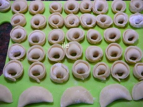 Capelettis de pollo y jamon Capelettis de pollo y jamon