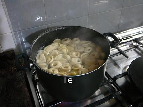 Capelettis de pollo y jamon Capelettis de pollo y jamon