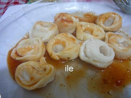 Capelettis de pollo y jamon Capelettis de pollo y jamon