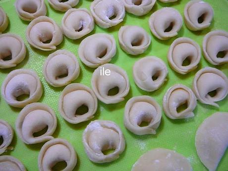 Capelettis de pollo y jamon Capelettis de pollo y jamon