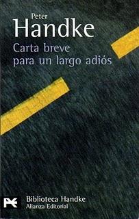 Carta breve para un largo adiós, de Peter Handke