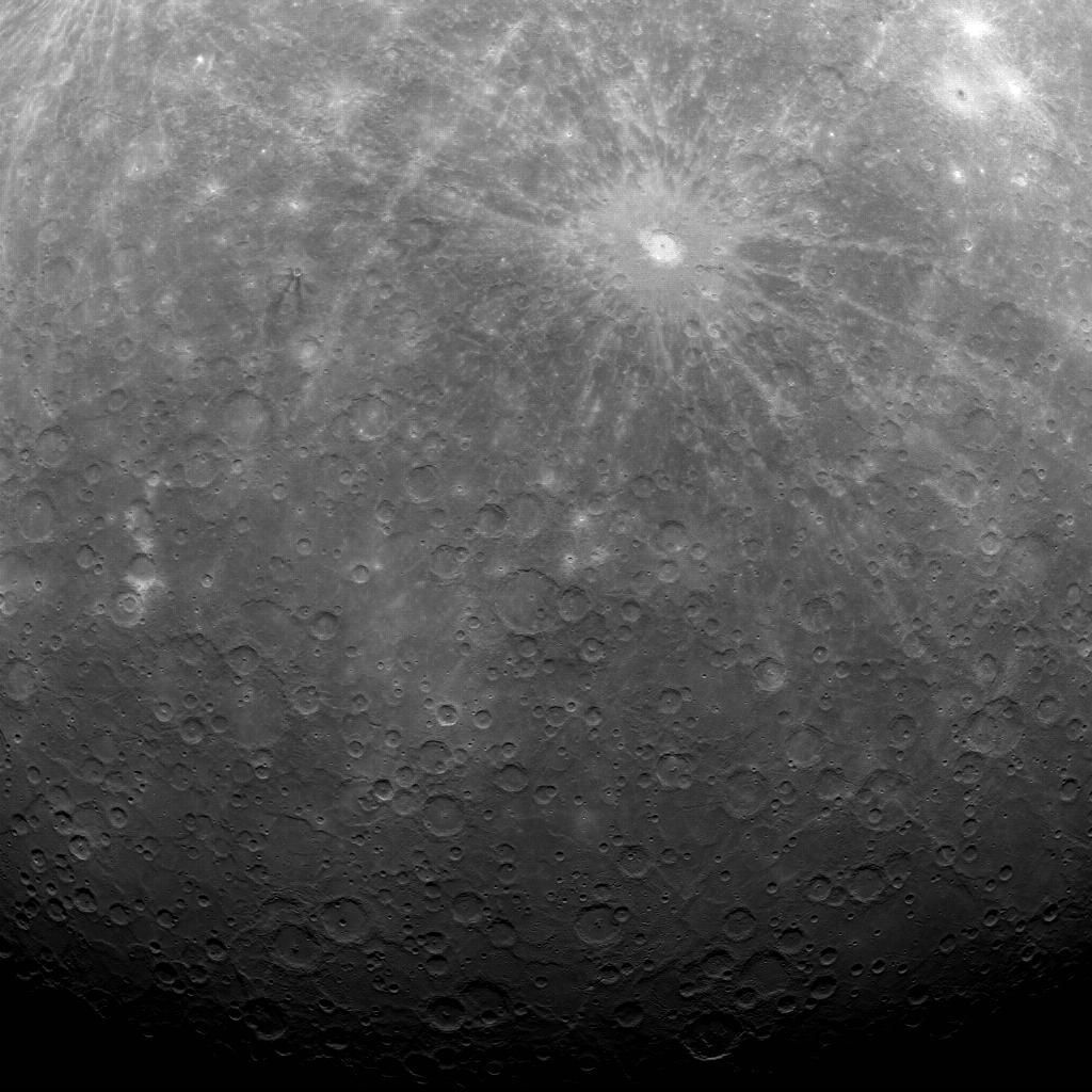 Llega la primera fotografía de Mercurio tomada por una sonda que lo orbita