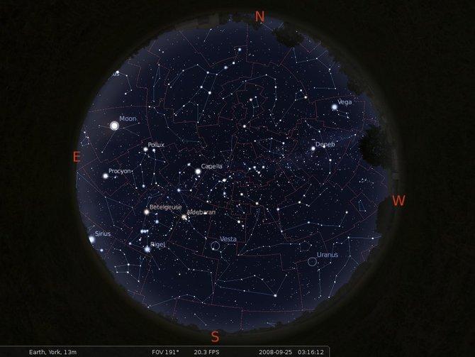 El cielo en tu monitor gracias a Stellarium