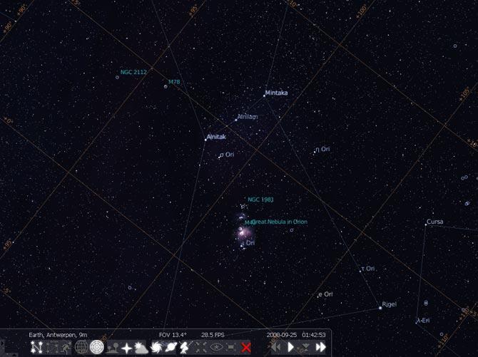 El cielo en tu monitor gracias a Stellarium