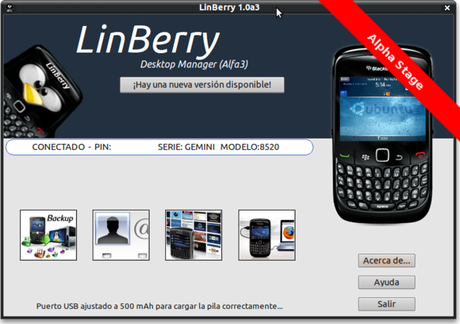 linberry, sincronizar blackberry en linux