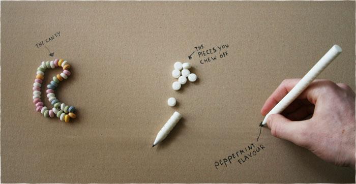 Lápices que se comen