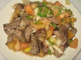 Aliño de asadura de cerdo