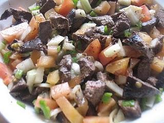 Aliño de asadura de cerdo