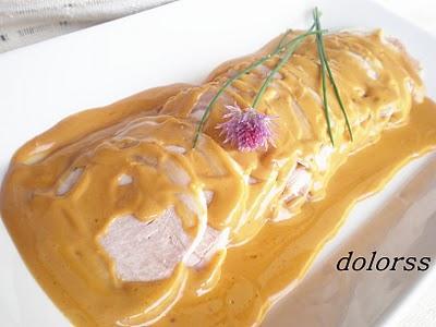 LOMO CON  SALSA DE LECHE AROMATIZADA (Olla rápida)