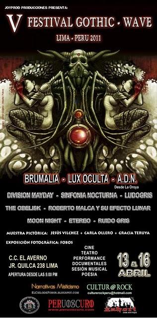 FESTIVAL GOTHIC WAVE - LIMA PERÙ 2011
