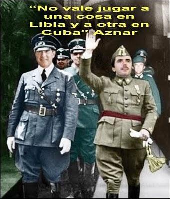 José María Aznar en pleno delirio fascista José María Aznar en pleno delirio fascista