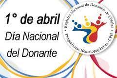 1 DE ABRIL  Día Nacional del Donante de Médula Ósea en Argentina