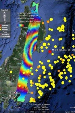 Terremoto de Japón provocó desplazamientos de 25 metros en zonas afectadas