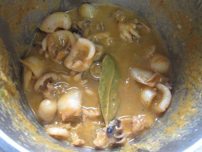 guisar Garbanzos con sepia Thermomix